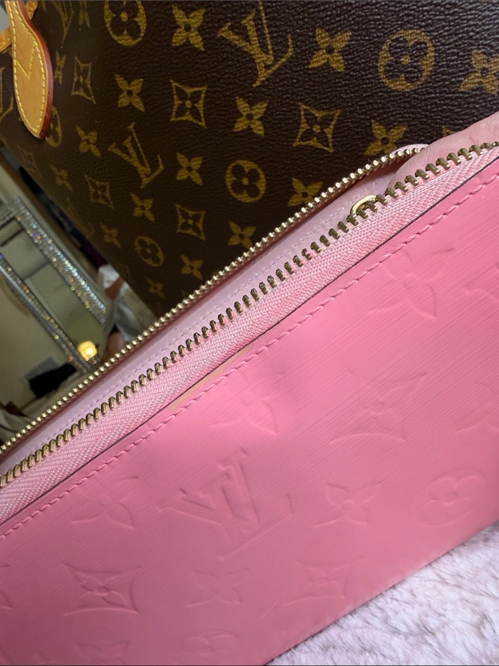 AUTHENTIC LOUIS VUITTON SPAIN PINK BALLERINE ZIPPY WALLET - Picture 16 of 16